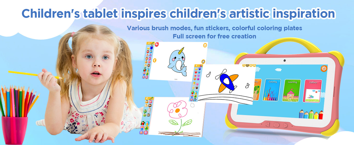 CWOWDEFU tablet for kids 7" pro