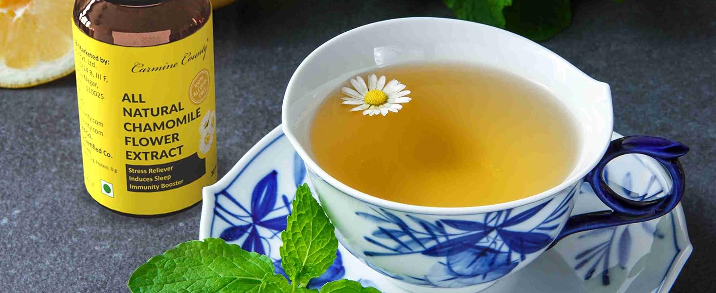 Carmine County All Natural Chamomile Flower Extract for Tea/Baking