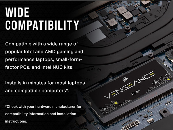 CORSAIR VENGEANCE SO-DIMM DDR4 64GB メモリー Vengeance Performance SODIMM Memory 64GB (2x32GB) DDR4