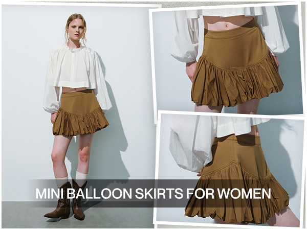 【Raucohouse】Lily balloon banding skirt Raucohouse