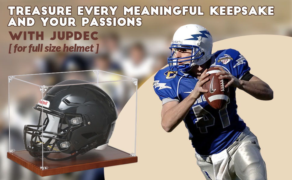 nfl helmet display case