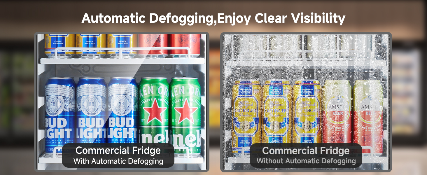 Commercial display refrigerator glass door Commercial merchandiser Refrigerator