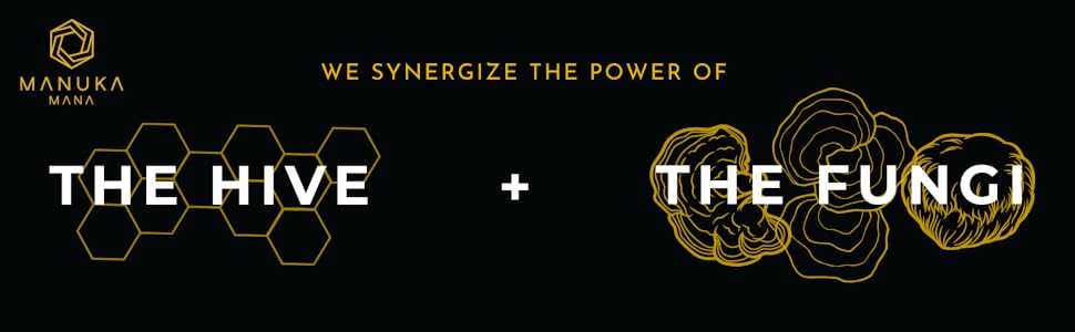 we combine manuka honey with functional mushrooms