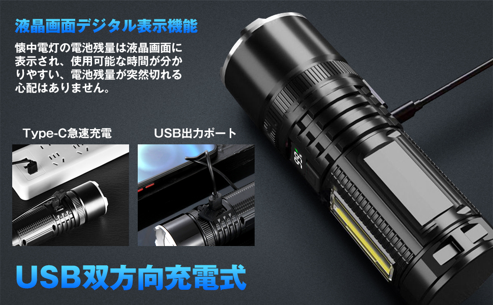 Amazon.co.jp: 懐中電灯 LEDライト 白色ライト 高輝度ランプ