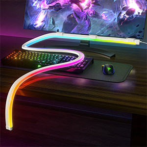 Amazon | upHere ストリングライト LED蛍光チューブ管 RGBネオン