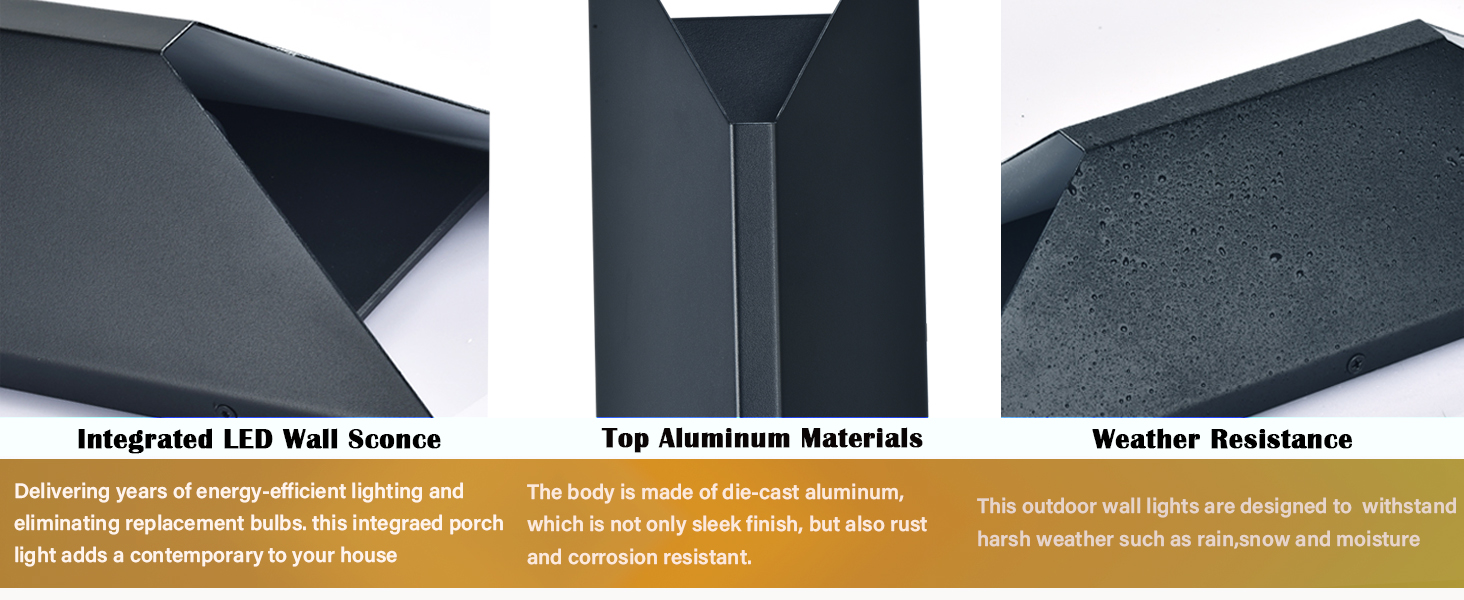 outdoor lighting fixtures black