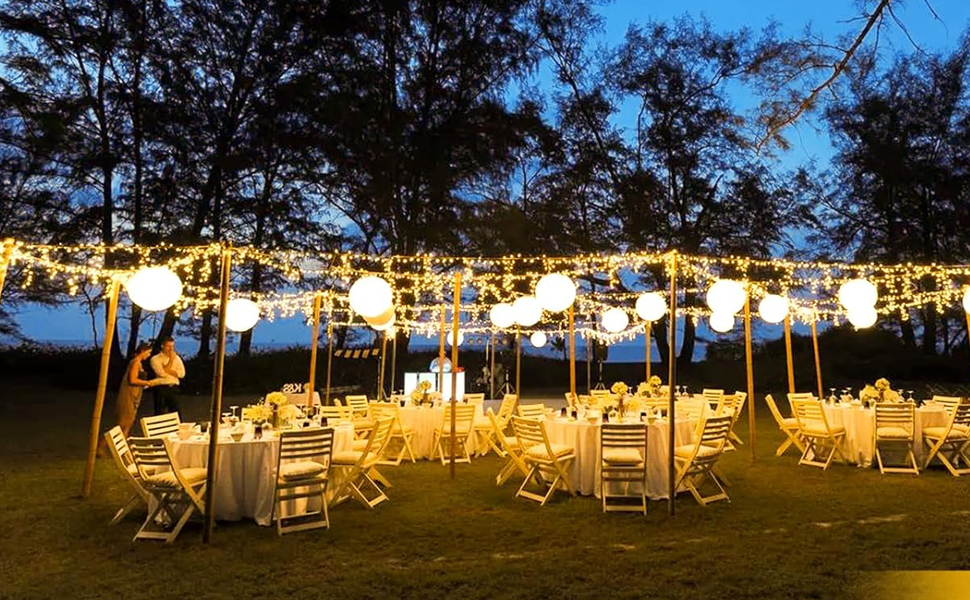 Joomer Christmas Lights 200 LED String Lights, 8 Modes Timer