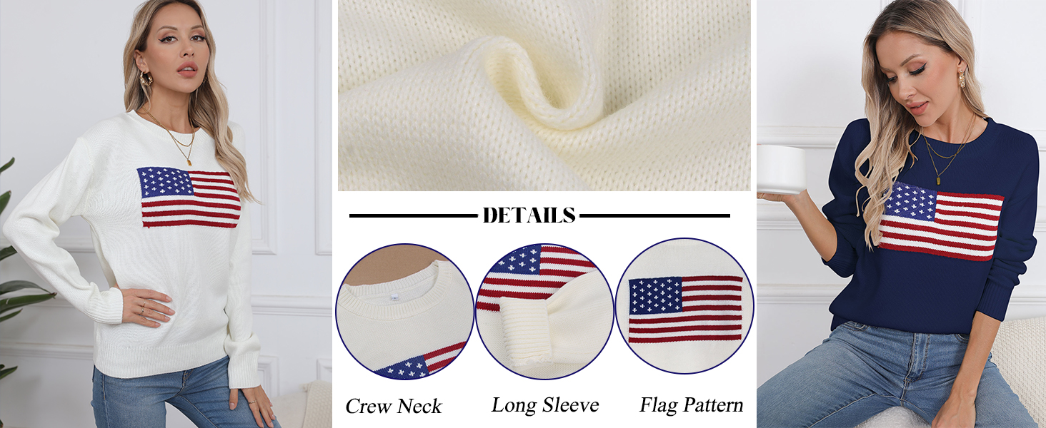 usa flag sweater