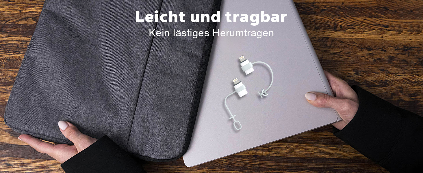 MoKo USB C to Lightning Adapter, Not for Audio/OTG, Lightning Male to