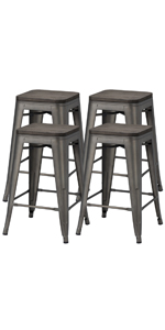 gun metal barstools