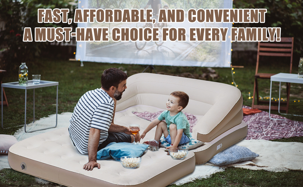 Colchones Inflables Full-Size Air Mattress For Camping Double