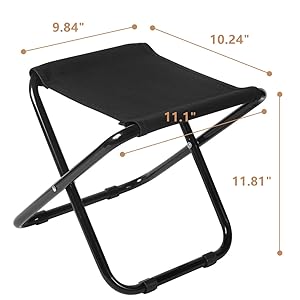 Folding Camping Stool 4 Pack