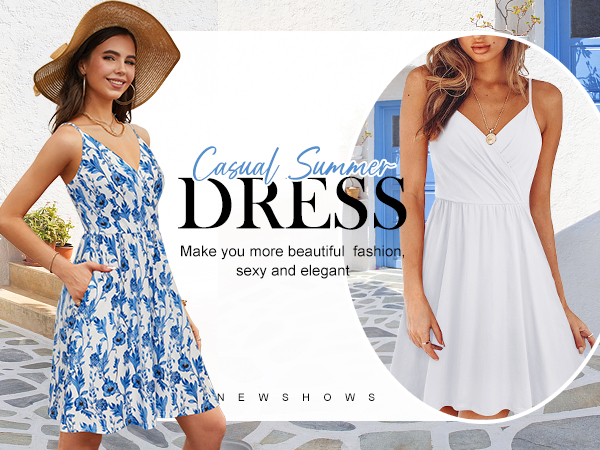 Newshows Women's 2025 Summer Dress Beach Vacation Outfits