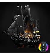 Brickshining LED Lighting Compatible with Lego 10365 Captain Jack Sparrow’s Pirate Ship,Customize...
