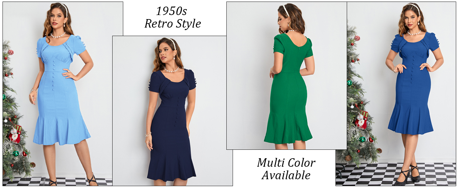 muxxn 1950's retro dress