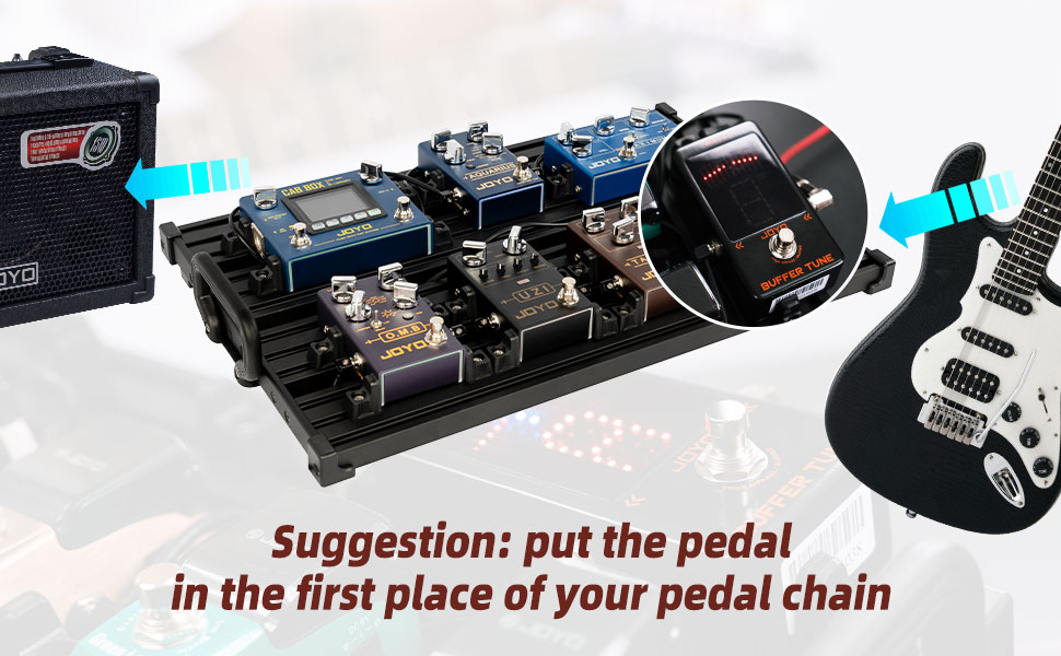 JOYO Buffer Tuner Pedal Builtin Buffer with Accurate