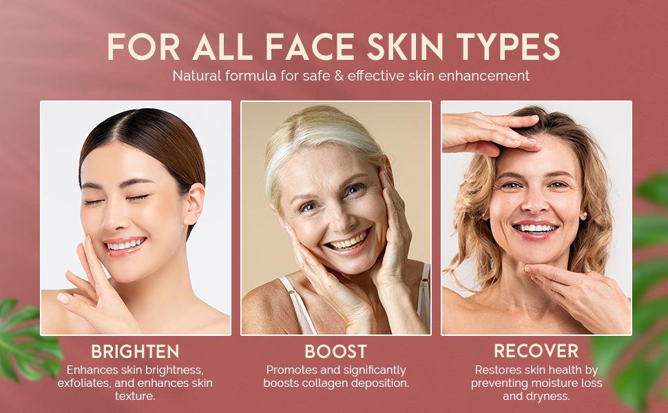 boost healthy skin brighten dryness exfoliates