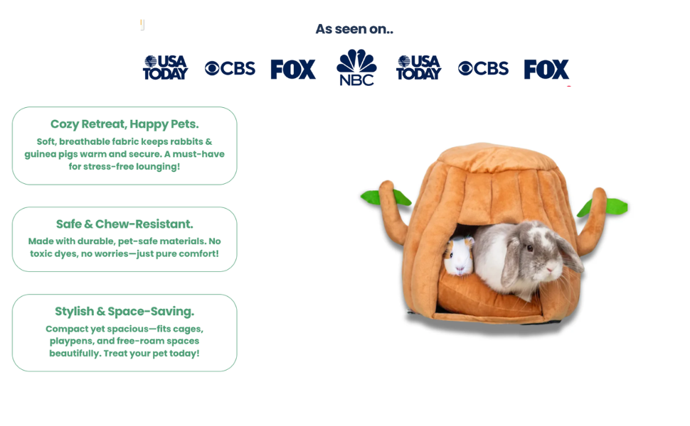 bunny hut, guinea pig cage accessories, bunny hide, bunny house indoor,