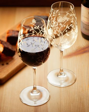 Muldale etched glasses