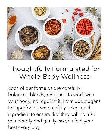 Thoughtfully Formulated for Whole-Body Wellness - about how ingredients are selected