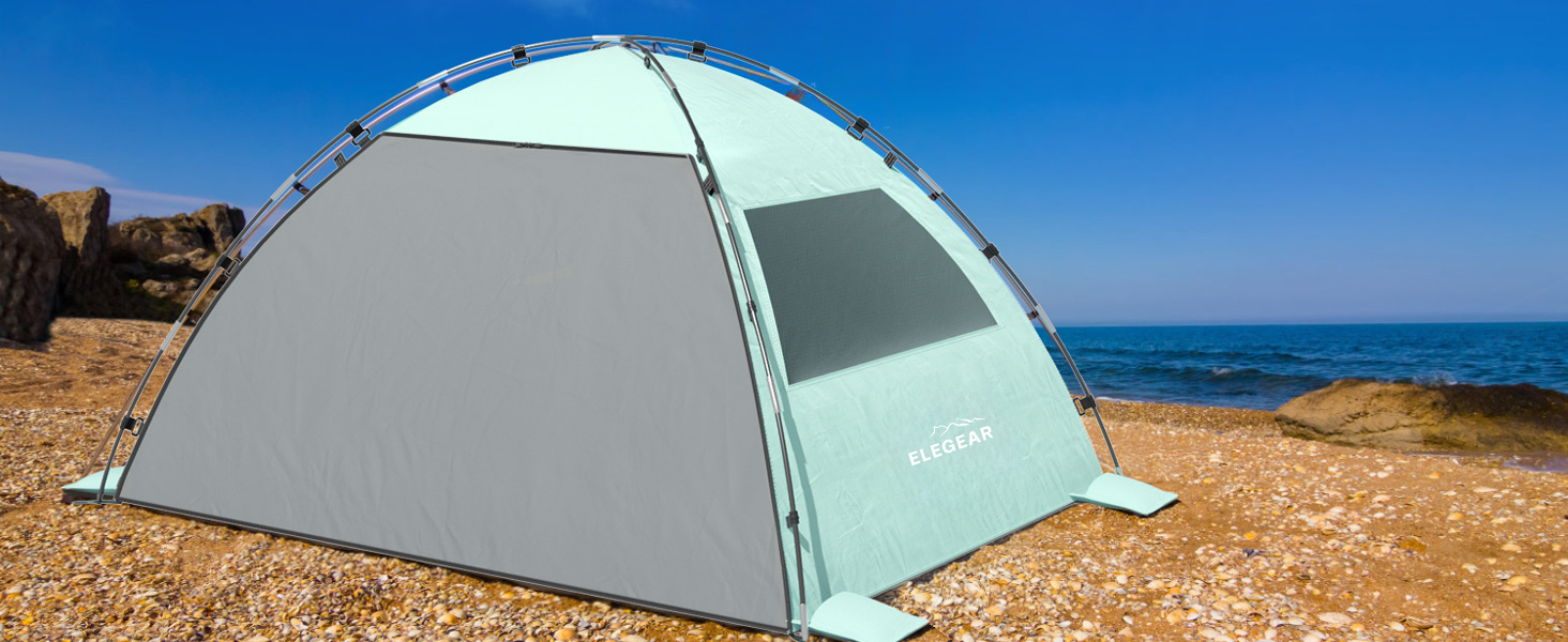 Beach Tent Sun Shelter with Canopy