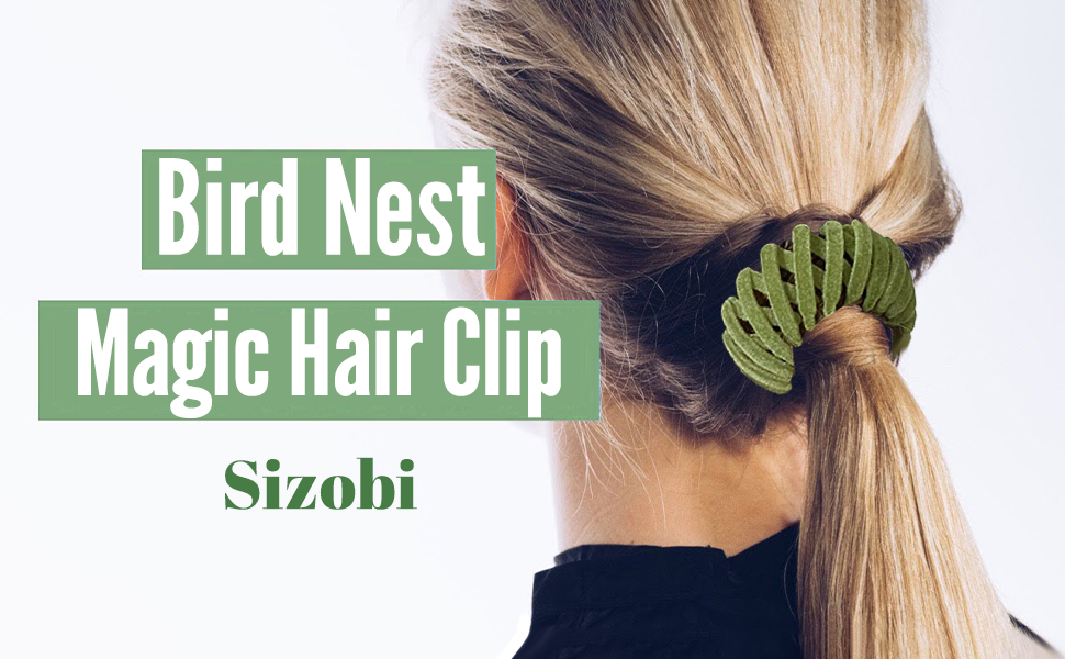 Sizobi Bird Nest Magic Hair Clip,Zabernim Hair Holder,Bird