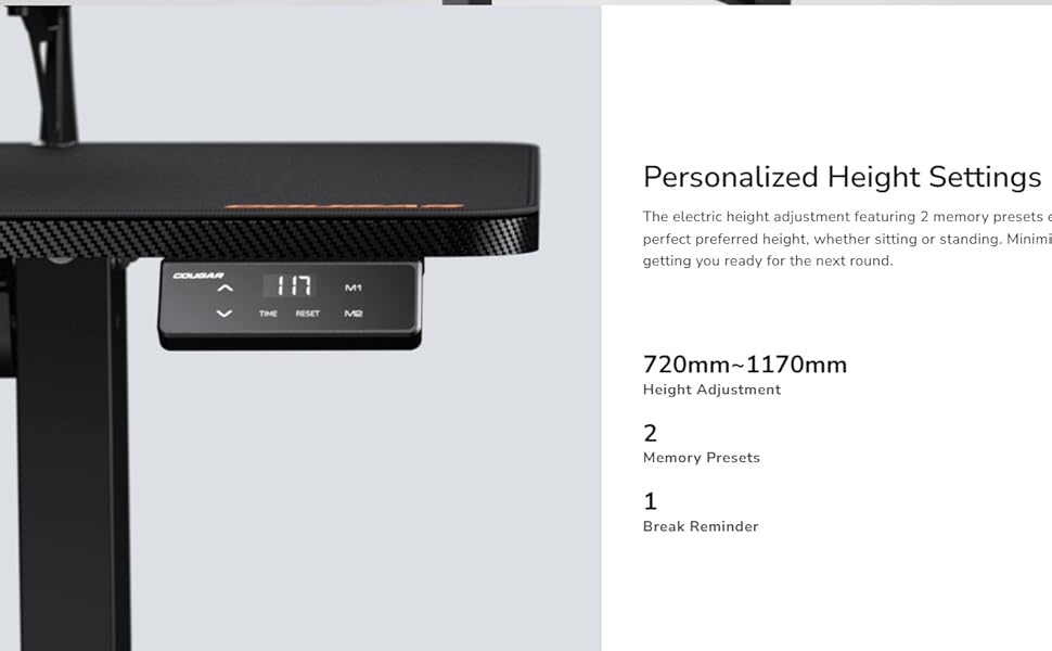 Personalized Height Settings