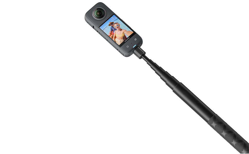 iEDS 120cm Invisible Selfie Stick monopod for Insta360 One R/One RS/One