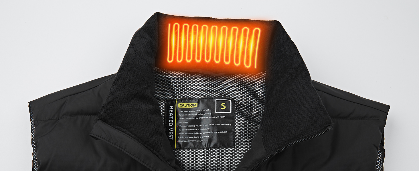 men&#39;s heated vest