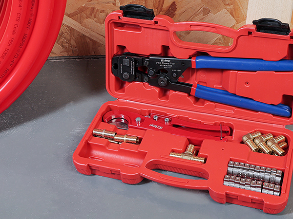 iCrimp PEX Clamp Tool PEX Fitting Kit for Cinch and Removal