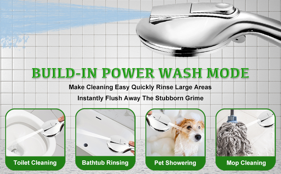 showerhead with handheld sprayer