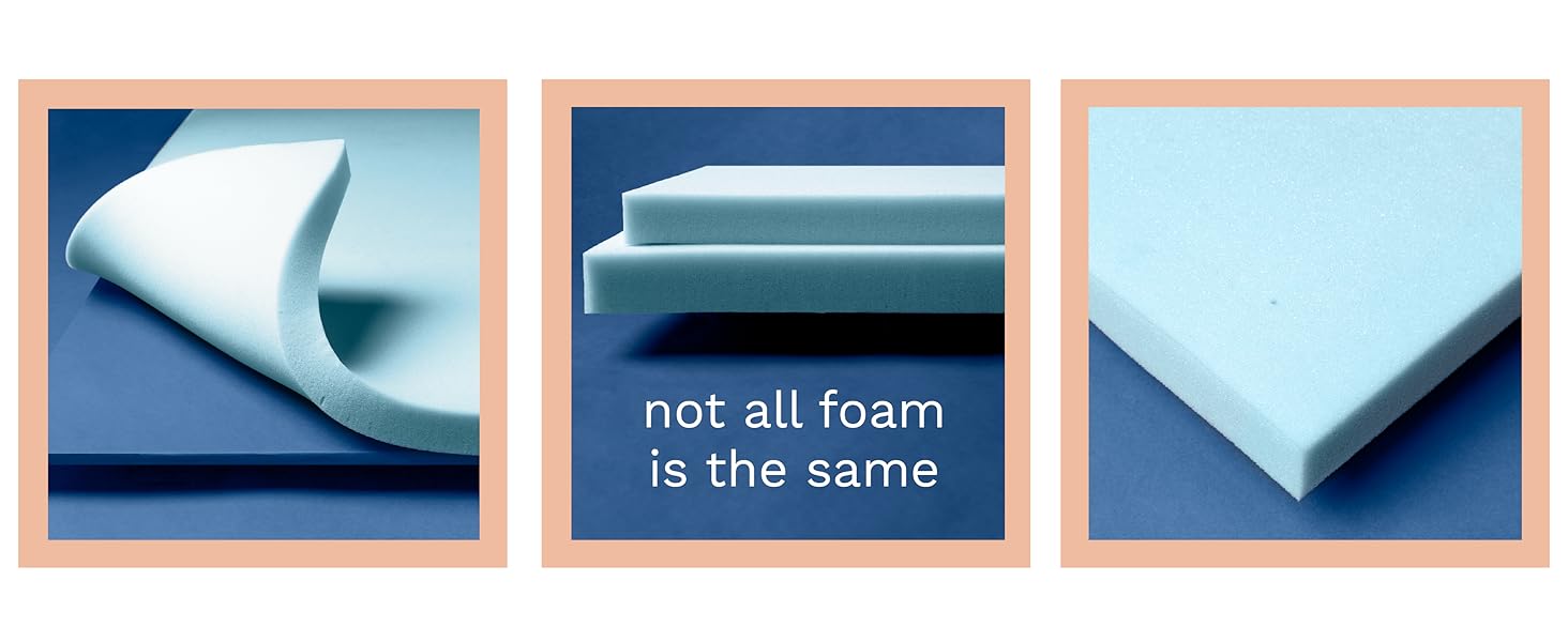 ViscoSoft Twin XL Memory Foam Mattress Topper 3 Inch