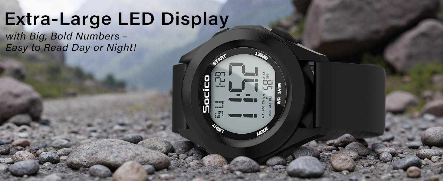 mens digital watch