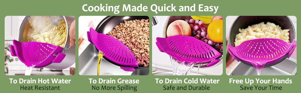 YEVIOR Clip-on Strainer