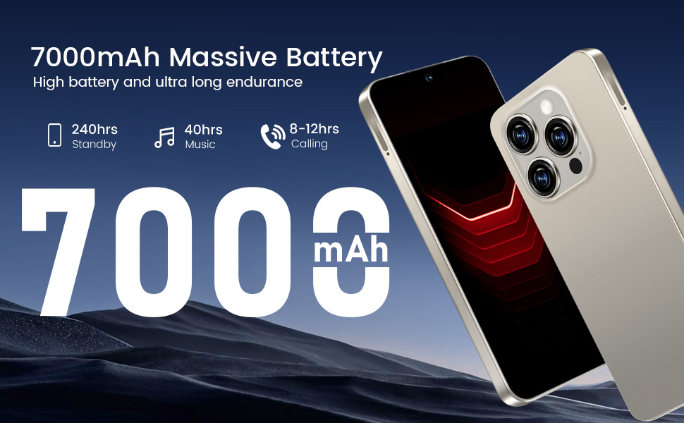 soyizpo I16 ProMax Smartphone Unlocked Cell Phone, 6.99“ HD