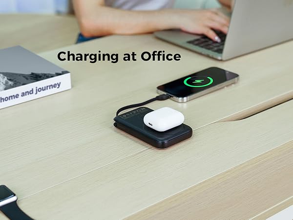 Magnetic Power Bank, 10000 mAh 20W PD Portable Phone Charger