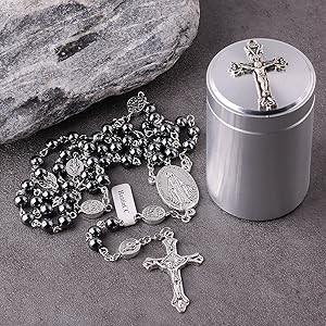 rosary with gift box