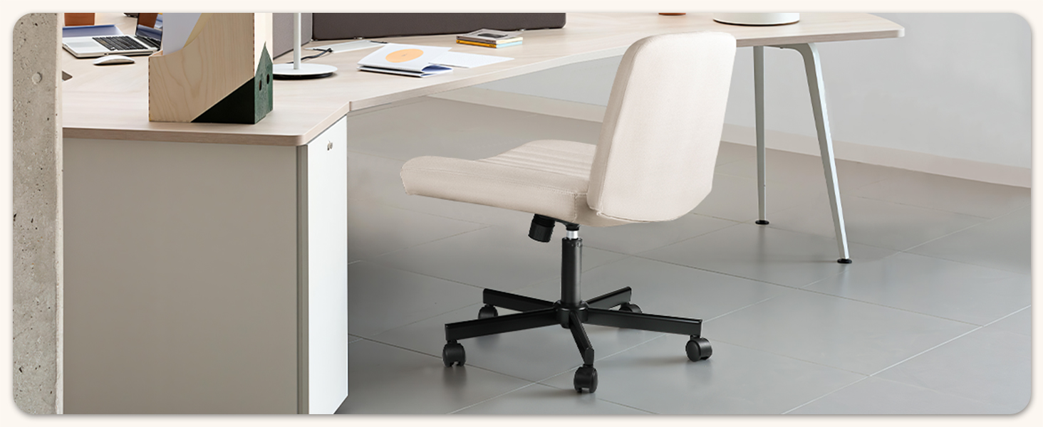 criss cross chair with wheels