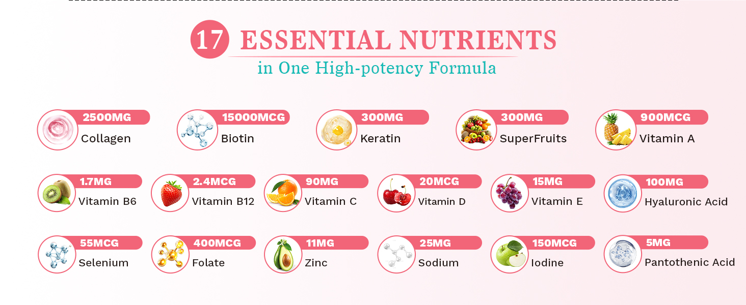 collagen gummies for women hair skin nails