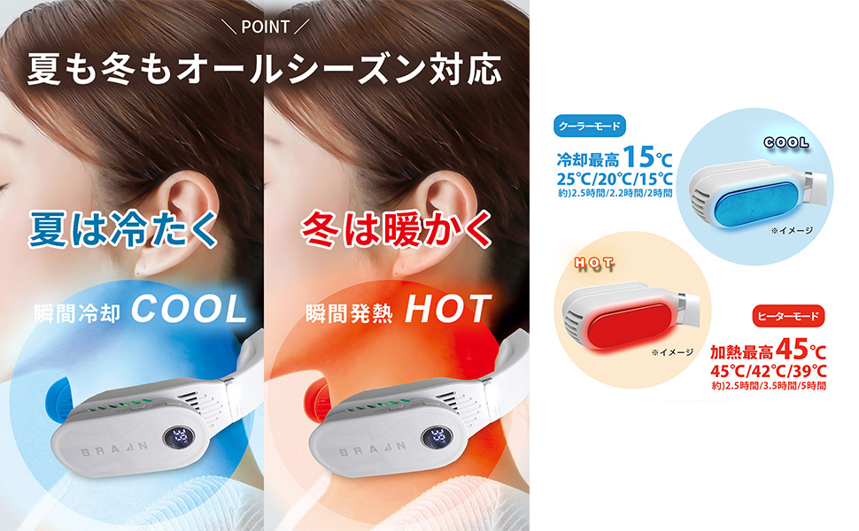 Amazon.co.jp: BR-781 ペルチェ素子 ネッククーラー&ヒーター
