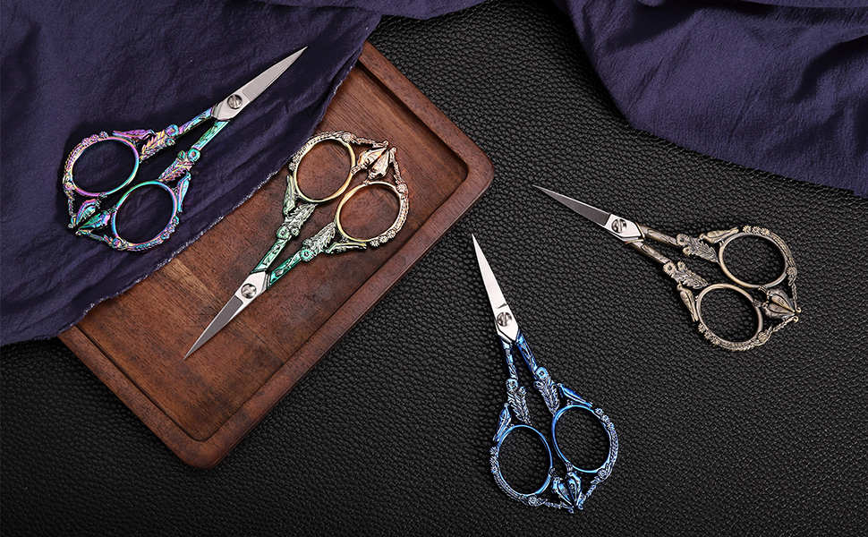 YOUGUOM Embroidery Scissors, Small Sharp Pointed Sewing