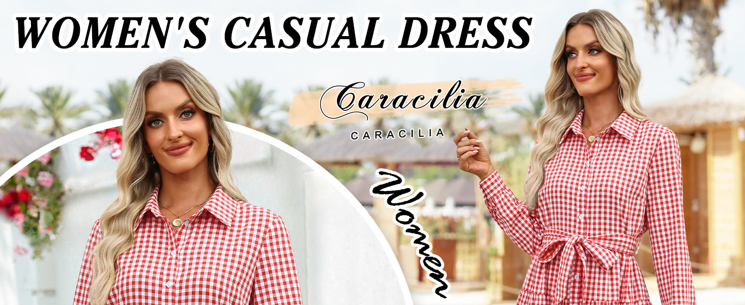 Caracilia Women Long Sleeve Maxi Dress