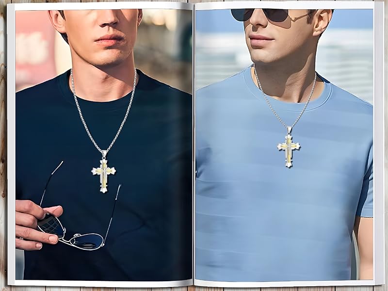 cross necklace for men