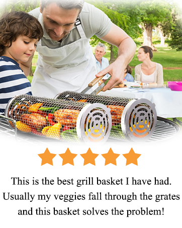 Rolling Grilling Baskets