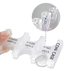 スライド収納式携帯コインホルダー