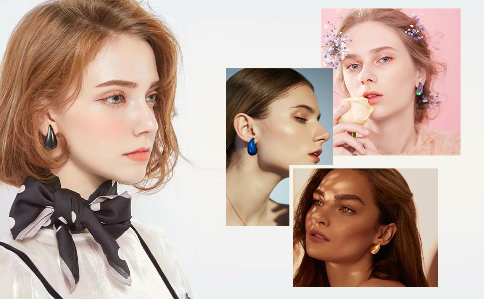 Chunky Hoop Earrings