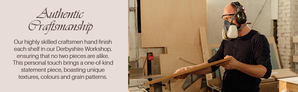 Rustic Solid Wood Shelves