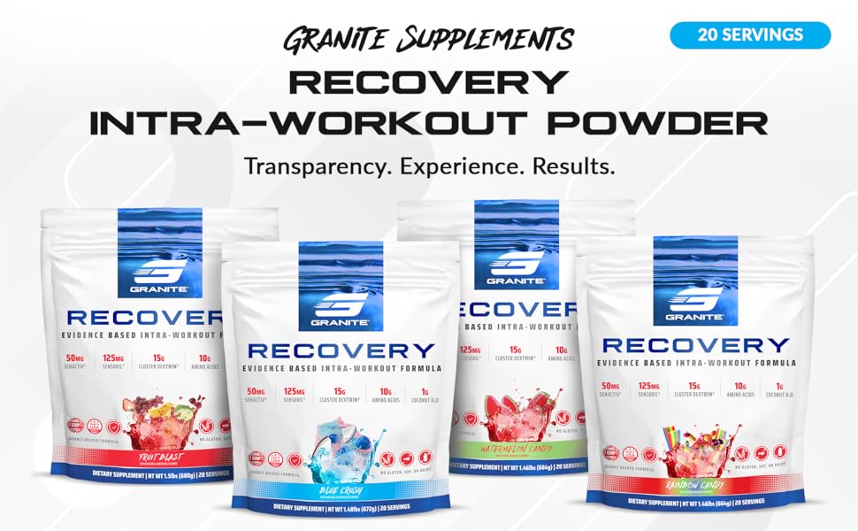 Recovery for Intra & Post Workout Aminos Electrolytes Cluster Dextrin