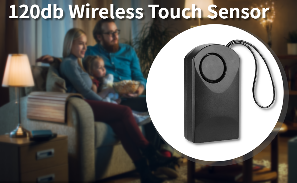 Portable Touch Door Sensor Anti Theft Security Alarm Door Knob Touch Alarm for Door