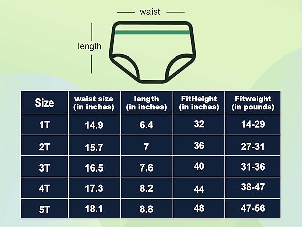 boys potty training underwear